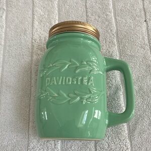 DAVIDs TEA Ceramic Mason Jar Mug 3 Piece Set​​​